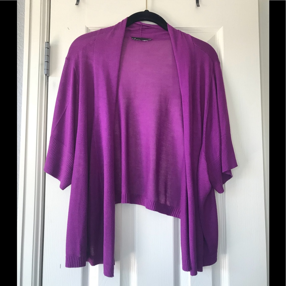 Lane Bryant Waterfall Cropped Shrug- Size 14/16